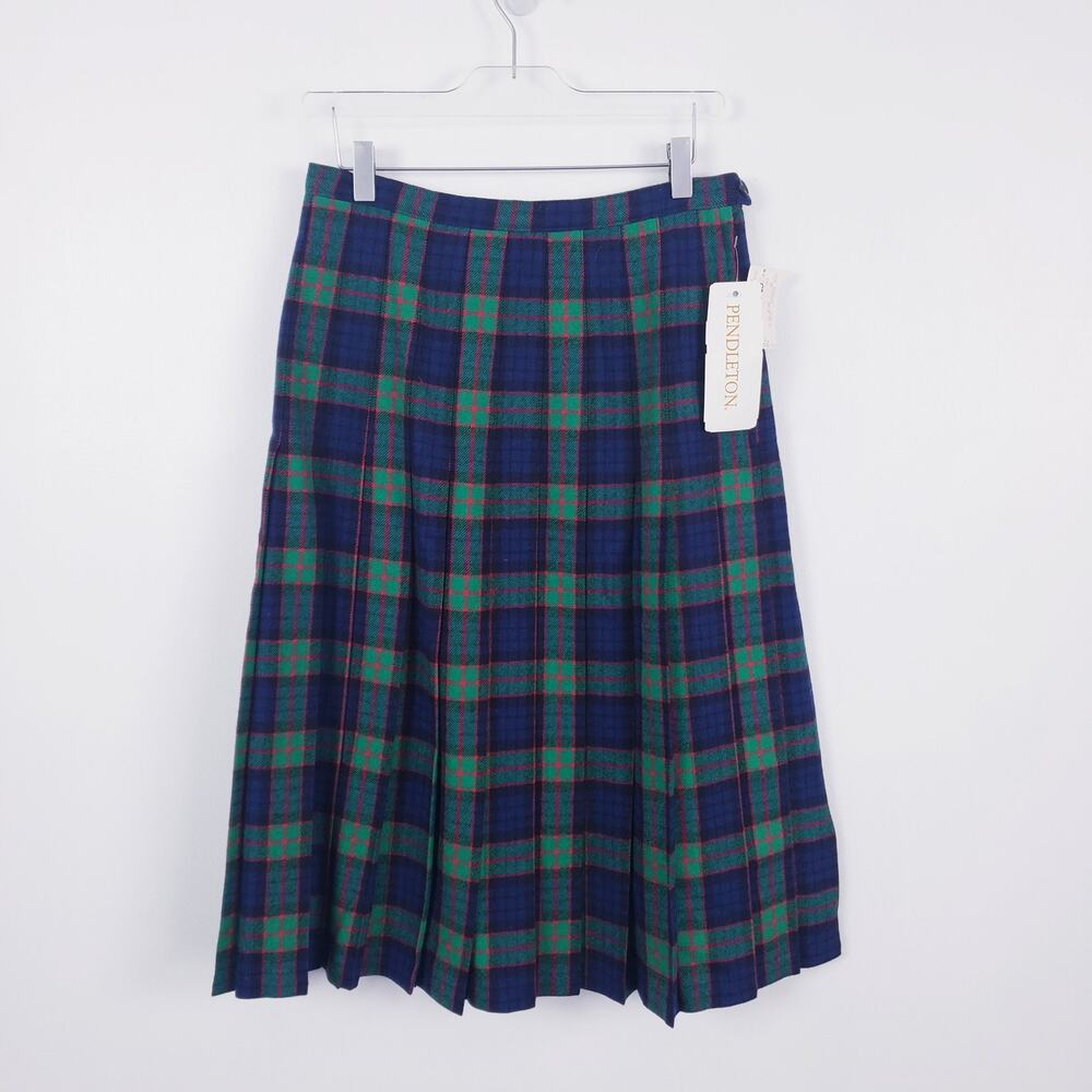 NWT 1970's Vintage Pendleton Authentic Fletcher Tartan 100% Wool Size 14